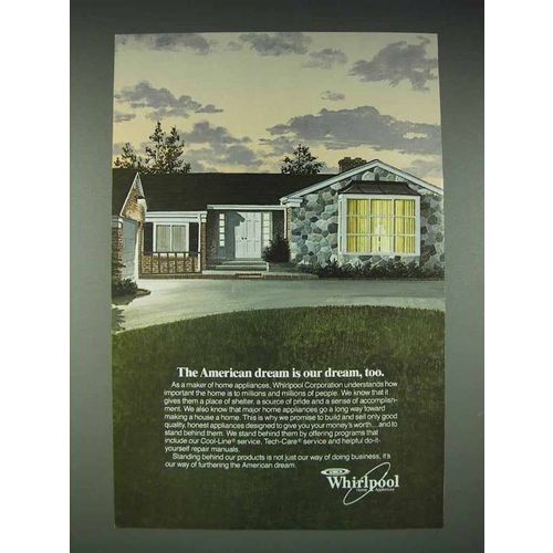 1984 Whirlpool Appliances Ad - The American Dream