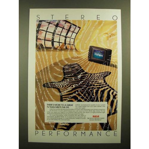 1988 RCA Stereo TV's Ad - More Than Meets The Eye