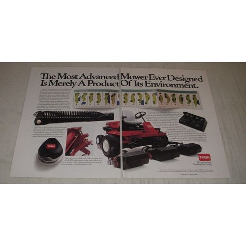 1991 Toro Reelmaster 223-D Mower Ad - The most advanced mower ever designed