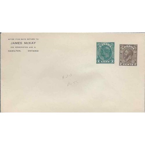 Canada #EN56 Postal Envelope MINT George VI