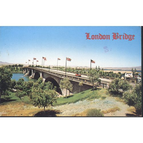 USA Postcard 1982 - London Bridge, Lake Havasu City, Arizona