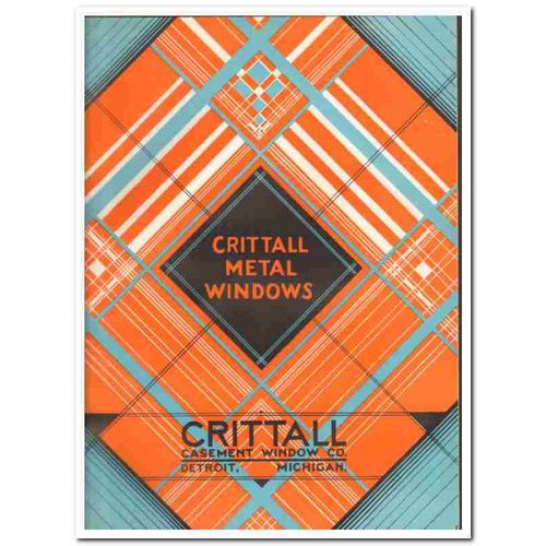 CRITTALL CASEMENT WINDOW COMPANY 1931 Norman Universal vintage catalog