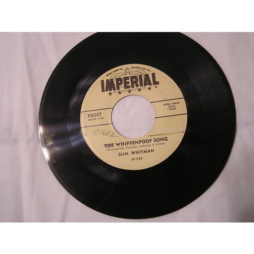 Slim Whitman Promo 45-THE WHIFFENPOOF SONG/DEAR MARY