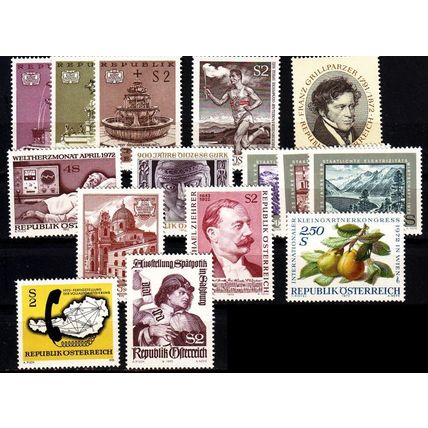 ÖSTERREICH AUSTRIA [1972] Jahr ex ( **/mnh ) [02]