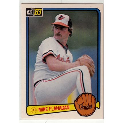 1983 Donruss baseball card 105 Mike Flanagan