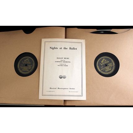 Victor 4 Record Set #DC-30, "Nights At The Ballet" - Walter Goehr, conductor