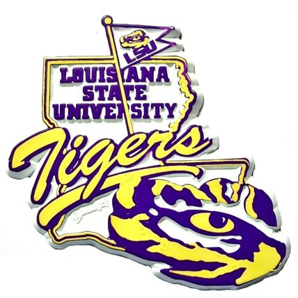 LSU Tigers Fridge Magnet