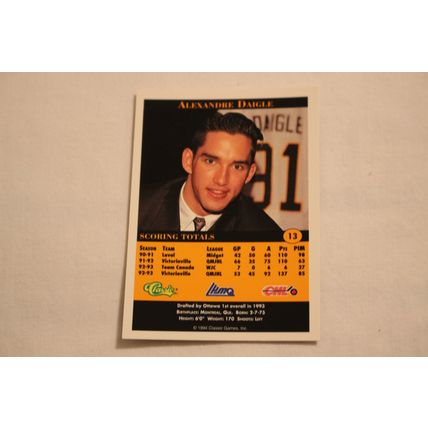 Alexandre Daigle 1994 Classic Pro Prospects NO. 13