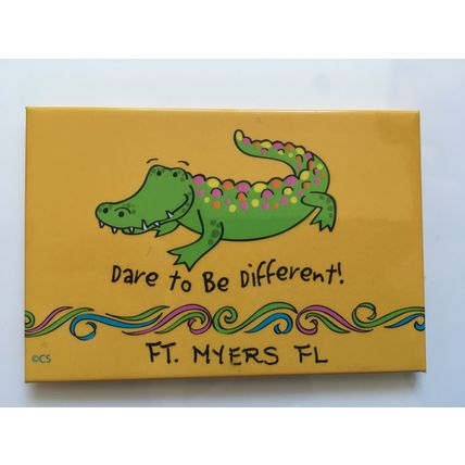 FRIDGE MAGNET - FT. MYERS CROCODILE