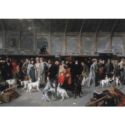 313575: Going North, Kings Cross Station, London, by George Earl, 1893