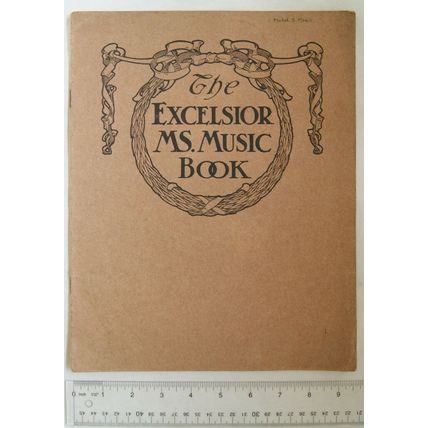 Vintage: The Excelsior Ms. Music Book - filled in