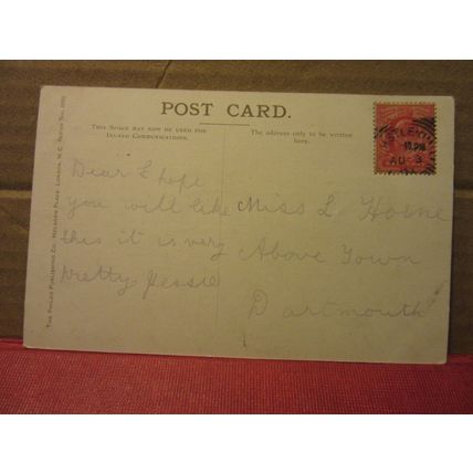 HYDE PARK CORNER, LONDON used antique postcard with glitter 1904 pm =