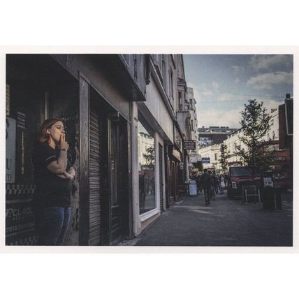 Smoking Smoke Cigarette Break London Award Photo Postcard