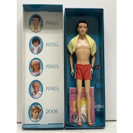 2006 45th Anniversary Ken Doll #J0953 NRFB Mattel Swim Trunks and towel Cool