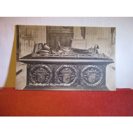 THE LADY MARGARET, WESTMINSTER ABBEY, LONDON used antique postcard. 1907 pm =