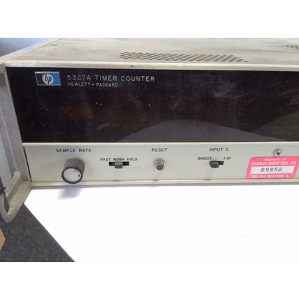 HEWLETT-PACKARD 5327A TIMER COUNTER, 115/230VAC,CH