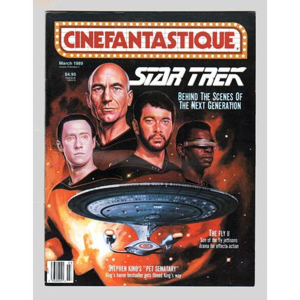 Magazine: Cinefantastique "Star Trek Next Generation" - Mar 1989