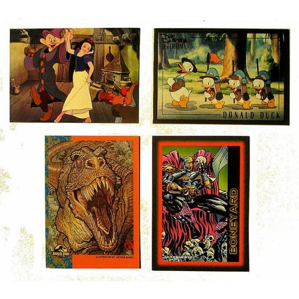 Promo Trading Card - #AC Promo - Lot of 4 - Disney S1 & P1, Jurassic Park, Bone