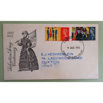 GB 1965 Salvation Army 100th anniversary FDC London pm