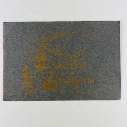 Valley Of The Ontonagon Booklet by Rev W Edgar Brown 1900 VERY RARE