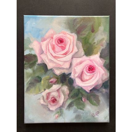 Roses Original Art Flowers Oil Painting