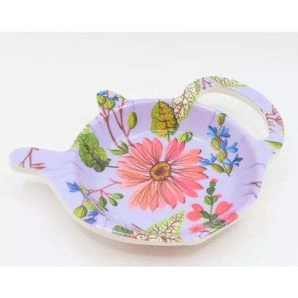 Blossom Melamine Spoon & Teabag Holder Set Kitchen Household Gift Home