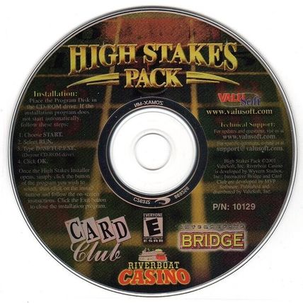 High Stakes Pack (PC-CD, 2001) for Windows 95/98/Me - New CD in SLEEVE
