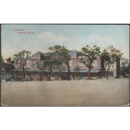 Assembly Rooms, Gibraltar, c.1905-10 - Benzaquen Postcard