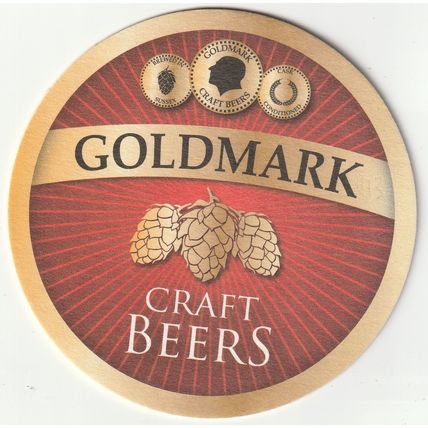 BEER MAT - GOLD MARK CRAFT BEERS - VARIOUS BEERS - (Cat No 001) - (2013)