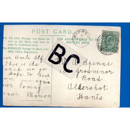 Postcard United Free Church Kippen Stirling Nr Gargunnock Buchlyvie