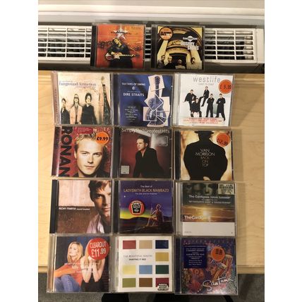 14x Music CD Job Lot Van Morrison, Ricky Martin, Westlife, Simply Red, Cardigans