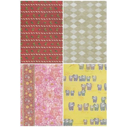 A4 Printed Paper. 10 Sheets In Assorted Designs. Cardmaking, Scrapbooking. Craft
