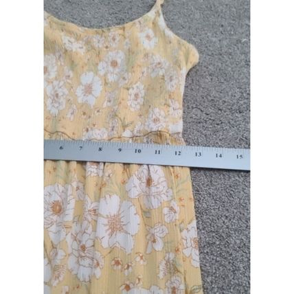 Womens Sundress Size Large Yellow Easter Dress Sleeveless Maxi