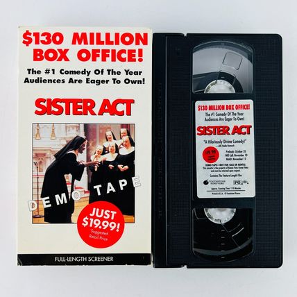 Sister Act Full-Length Screener VHS Video PROMO DEMO Tape ~RARE~
