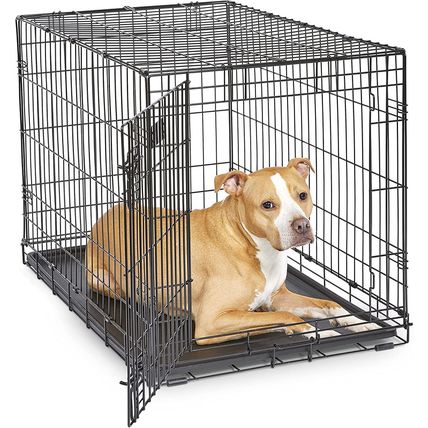 Midwest Homes for Pets Newly Enhanced Single & Double Door Icrate Dog Crate, Inc