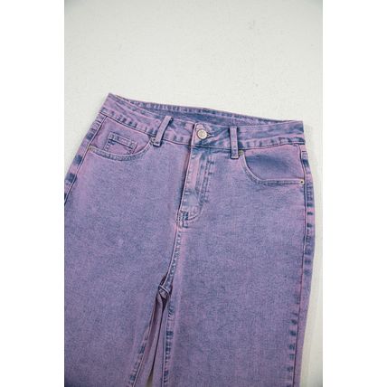 Orchid Petal Vintage Wash Frayed Hem Ankle-length Jeans