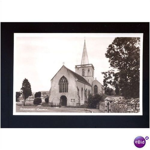 Somerset STOGURSEY Church Postcard by RA (6674)