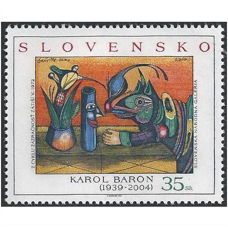 Slovakia Mi 524: 'Magic of Still Life Paintings V – 1972': Karol Baron.