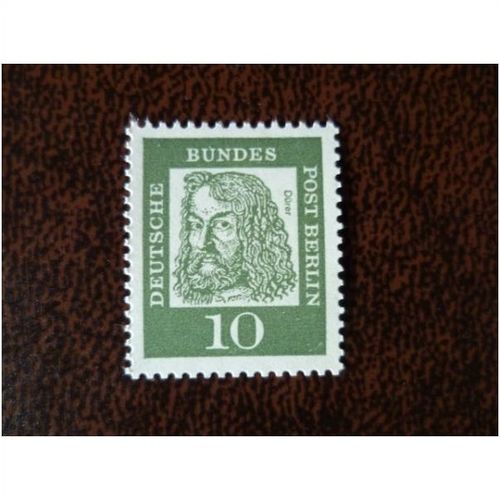 West Berlin Germany 1961 Famous Germans Durer mint stamp SGB197 engraver artist