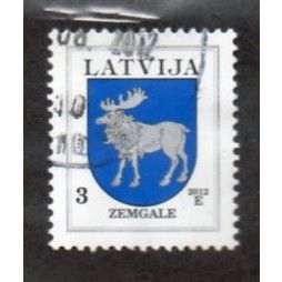 LAT 1994 3s 'ARMS -ZEMGALE' (2012) FINE USED (EBID 33-493)