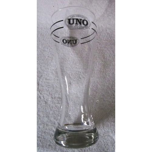 UNO The Original Chicago Pizzeria Pilsner Beer Glass 8.25 inches Tall