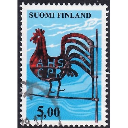 Finland, 1977 5m Weathercock, SG 897 (Scott #570), used