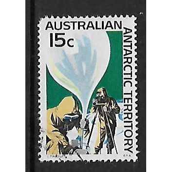 AUSTRALIA ANTARCTIC TERR 1966 15 c WEATHER BALLOON SG 14 FINE USED