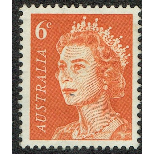 Australia 1966 Decimal Currency 6c Orange SG387a MM