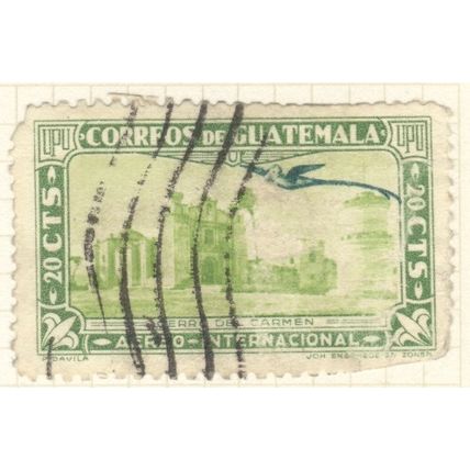 Guatemala 1939 - 20c green - Flying Quetzal - Inland Airmail - used