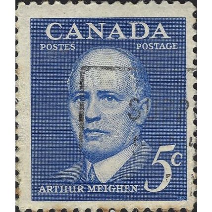 CANADA, Arthur Meighen, blue 1961, 5c, #4