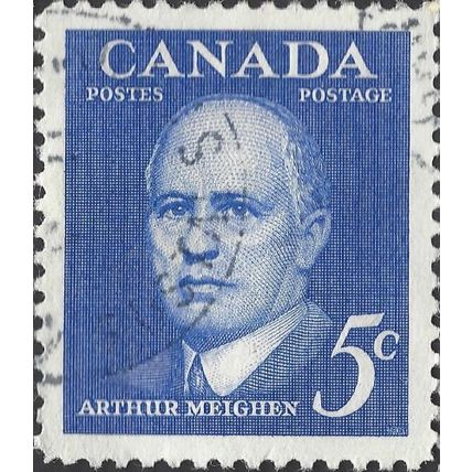 CANADA, Arthur Meighen, blue 1961, 5c, #5