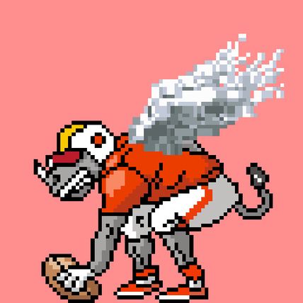 NFTs & Collectibles Rhino Pixel Football Club #186 NFTS (Non Fungible Tokens)