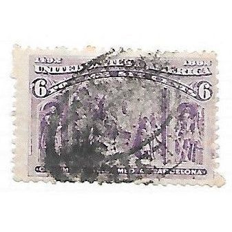 USA 1893 COLUMBIAN EXPO 6c CUSTOMER REQUEST NJA