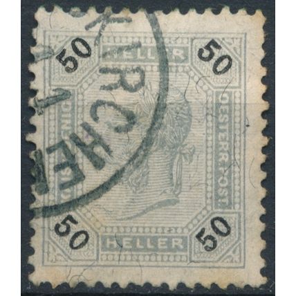 Emperor Franz Josef I: 50h - Austria 1899 - FH - MiNr 79A (A)